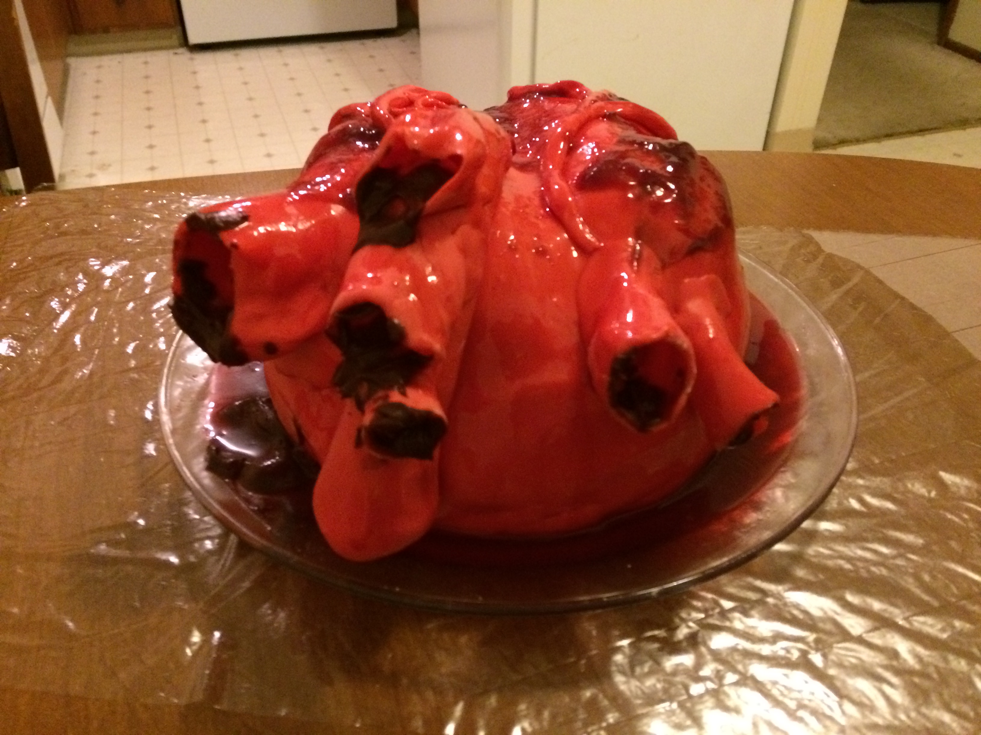 Human Heart Cake back view